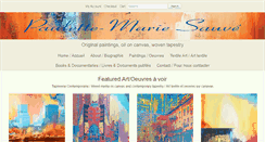 Desktop Screenshot of paulettesauve.com